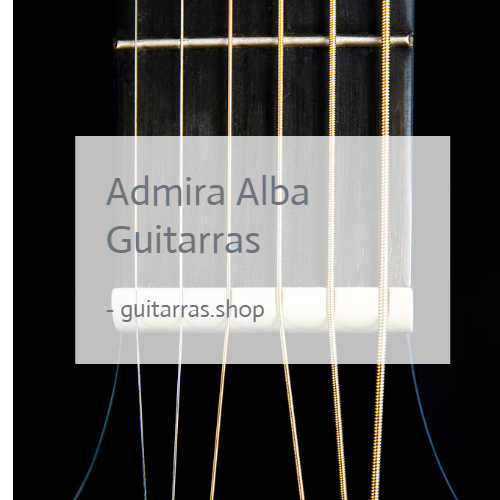 admira alba guitarras